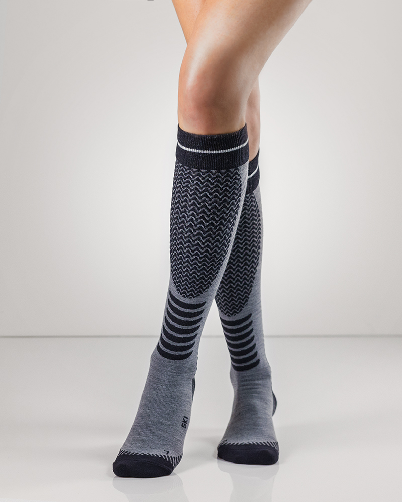 Calze sportive a compressione graduata